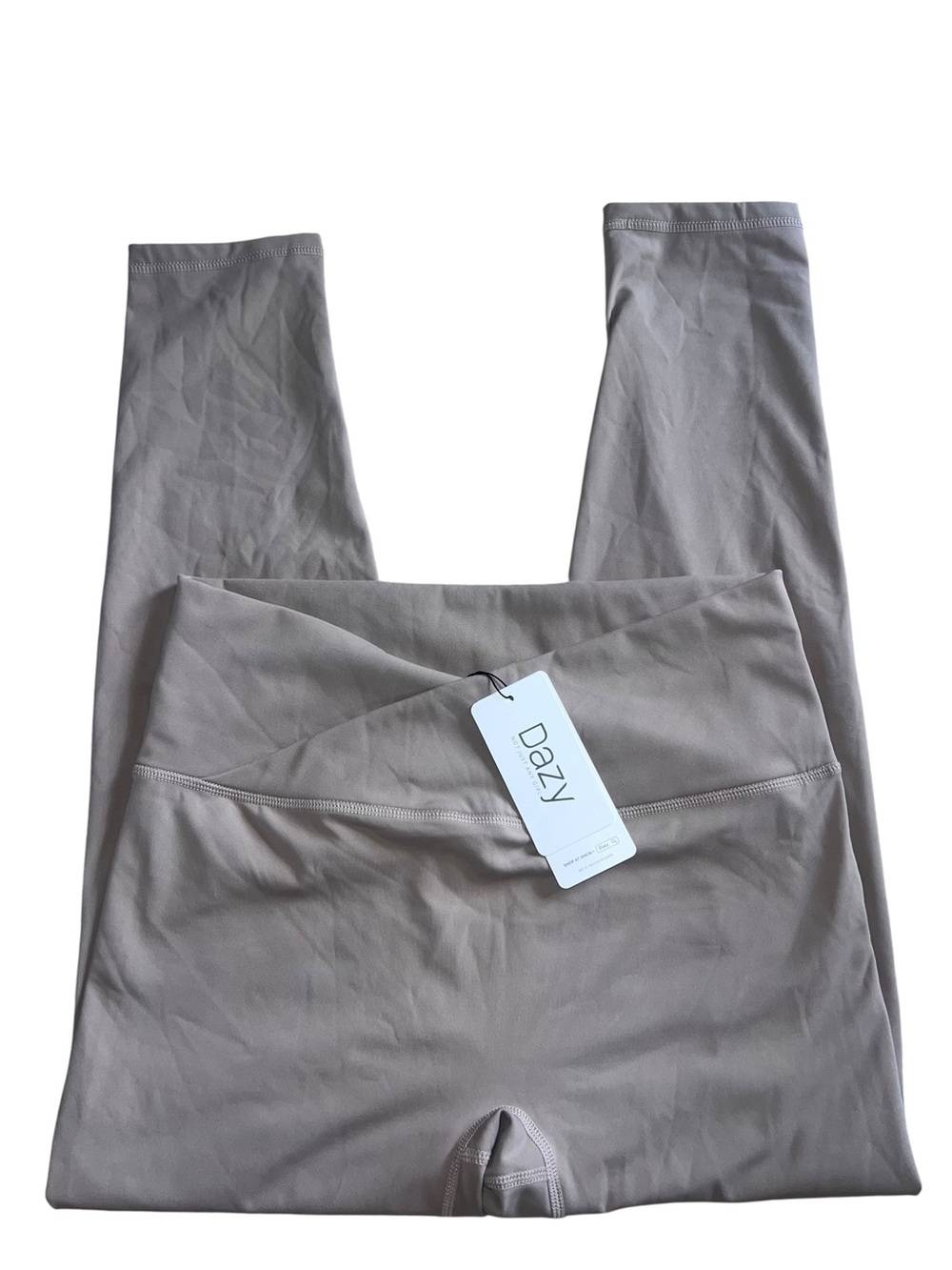DAZY Neutral Taupe High-Rise Seamless Leggings